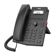 Teléfono IP WiFi empresarial para 2 líneas SIP con pantalla LCD, Códec Opus, conferencia de 6 vías.