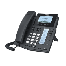 Teléfono IP Empresarial Para 6 Líneas SIP con Voz HD con 2 Pantallas LCD, 8 teclas BLF y Conferencia de 3 vías con Soporte Para PoE