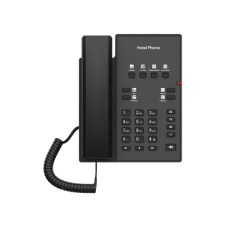 Teléfono IP para Hotelería, profesional con 8 teclas programables para servicio rápido, plantilla personalizable con PoE 