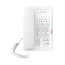 Teléfono IP WiFi para Hotelería, profesional con 6 teclas programables para servicio rápido (Hotline), plantilla personalizable con PoE 