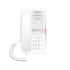 Teléfono IP para Hotelería, Puerto USB-A para Carga, 5 Teclas Programables para Servicio Rápido (Hotline), Plantilla Personalizable con PoE 