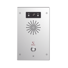 Video Intercomunicador IP, 2 líneas SIP, 2 relevadores con botón para llamada, Onvif, anti-vandálico, PoE, IP65 e IK10, PoE