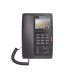 (H5 Color Negro) Teléfono IP Hotelero de gama alta, pantalla LCD de 3.5 pulgadas a color, 6 teclas programables para servicio rápido (Hotline), PoE 