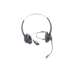 Diadema binaudal (duo) con tecnología antishock para teléfonos IP FANVIL y Polycom con micrófono de cancelación de ruido, larga durabilidad 