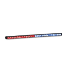 Luz de Advertencia LATITUDE.  Con 4 módulos rojos, 4 módulos azules (R-R-R-R-A-A-A-A)