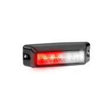 Luz auxiliar de 12 LED Ìs en color rojo / claro con mica transparente.