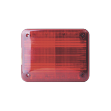 Luz de advertencia Quadraflare LED, Flasher Integrado y Mica de color Rojo Luz de advertencia Quadraflare LED, Flasher Integrado y Mica de color Rojo