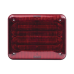 Luz de advertencia Quadraflare LED, Flasher Integrado y Mica de color Rojo