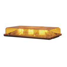 Mini barra de luces, 24 LED, 10 pulgadas, Highlighter LED, Ambar, Domo Ambar, Montaje Permanente, Ideal para Seguridad Privada Mini barra de luces, 24 LED, 10 pulgadas, Highlighter LED, Ambar, Domo Ambar, Montaje Permanente, Ideal para Seguridad Privada