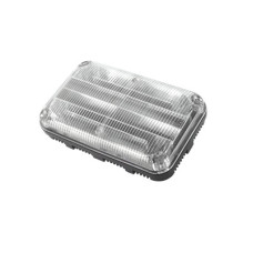 Luz de advertencia Quadraflare LED, Flasher Integrado, Mica Transparente y Led Ámbar