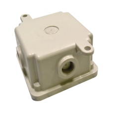 Caja trasera resistente a la intemperie, no metálica, gris, accesorio federal signal