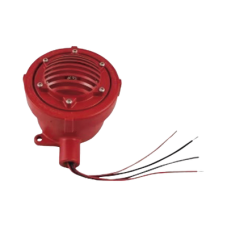 Bocina Vibratone a prueba de explosiones para exterior y ubicaciones peligrosas, 24 Vcd, roja Bocina Vibratone a prueba de explosiones para exterior y ubicaciones peligrosas, 24 Vcd, roja