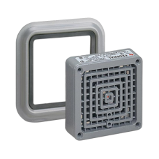 Bocina Vibratone® con placa de ajuste de hasta 110 dB, Listado por UL y cUL, 24 VCA, Color Gris Bocina Vibratone® con placa de ajuste de hasta 110 dB, Listado por UL y cUL, 24 VCA, Color Gris