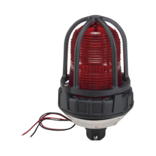 Luz estroboscópica para ubicaciónes peligrosas,  montaje tipo tubo, 120 VCA, color Rojo