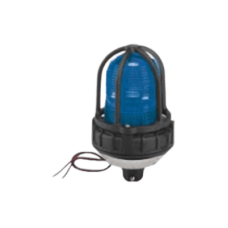 Luz de advertencia LED para ubicaciónes peligrosas, montaje tipo tubo, 24 VCD, LED color Azul