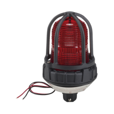 Luz de advertencia LED para ubicaciones peligrosas, montaje tipo tubo, 24 VCD, color Rojo
