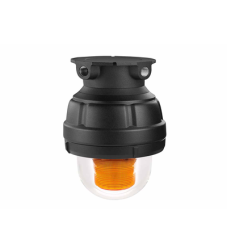 Luz de advertencia LED a prueba de explosión adecuado para su uso en Clase I, Div. I, Grupos C y D; Clase I, Div. 2, Grupos A, B, C y D; Clase II, Div. 1, Grupos E, F y G; Clase III, color Ámbar, 24VCD Luz de advertencia LED a prueba de explosión adecuado para su uso en Clase I, Div. I, Grupos C y D; Clase I, Div. 2, Grupos A, B, C y D; Clase II, Div. 1, Grupos E, F y G; Clase III, color Ámbar, 24VCD