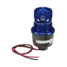 Luz de advertencia LED serie Streamline, 24 Vcd, montaje en tubo, azul Luz de advertencia LED serie Streamline, 24 Vcd, montaje en tubo, azul