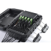 Caja de Distribución de Fibra Óptica para 24 Empalmes, con 16 acopladores SC/APC simplex, Exterior IP65, Color Negro Caja de Distribución de Fibra Óptica para 24 Empalmes, con 16 acopladores SC/APC simplex, Exterior IP65, Color Negro