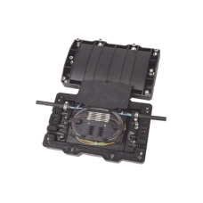 Caja de Distribución de Fibra Óptica Horizontal, hasta 48 Empalmes, Exterior IP68
