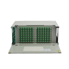 Distribuidor de Fibra Óptica para 96 Empalmes, con 96 Acopladores SC/APC y 96 Pigtails, 19, 4 UR