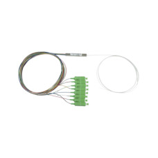Splitter (Divisor Óptico) Tipo PLC, de 1x8, Conectores SC/APC de Salida