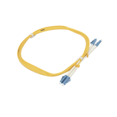 Jumper de Fibra Óptica Duplex, Monomodo, con Conectores LC/UPC-LC/UPC, 2 Metros (6.56 Pies)