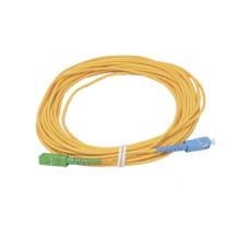 Jumper de Fibra Óptica Simplex, Monomodo, con Conectores SC/UPC-SC/APC, de 10 Metros (32.81 Pies)