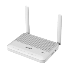 ONU GPON WiFi 6, Doble Banda (2.4/5 GHz), 2 Antenas de 5 dBi, Compatible con OLT de Terceros, 4 puertos Gigabit Ethernet + 1 POTS + 1 USB + 1 CATV (RF), conector SC/APC,(Gestión WAN desde la Interfaz de la ONU)