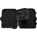 Cierre de Empalme para 24 fusiones de fibra óptica, Interior/Exterior, con 8 acopladores SC/APC y splitter 1x8 SC/APC Incluido, IP65, 3 Puertos para Fibra Troncal o Distribución