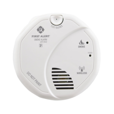 Alarma de humo inalámbrica interconectada con ubicación por voz, a baterías Alarma de humo inalámbrica interconectada con ubicación por voz, a baterías