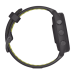 Forerunner® 265S, Bisel y carcasa en negro con correa de silicona en negro/amarillo