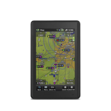 Navegador portátil aera 660, muestra información de trafico aéreo y una excelente visualización por medio de su  pantalla con visión 3D  touch screen.