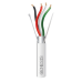 Carrete de 305 Metros (1000 Pies) de Cable / 4 x 14 AWG / Blindado / Plenum / Color Blanco / para Aplicaciones de Audio, Seguridad y Control