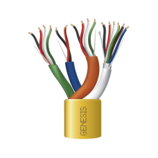 Carrete de Cable de 305 Metros (1000 Pies) / Color Amarillo / Compuesto por  6 x 22 AWG blindado, 4 x 18 AWG, 4 x 22 AWG, y 2 x 22 AWG / Para Aplicaciones en Control de Acceso