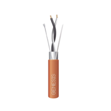 Carrete de 305 Metros (1000 Pies) / Cable 2 x 18 AWG / Color Naranja / Blindado / Plenum / Trenzado para Aplicaciones de Transmisión de Datos a Alta Velocidad para Automatización, EIA-485, BACnet y otros Sistemas de Comunicación