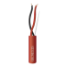 Bobina de 305 Metros (1000 Pies) de Alambre / 2 x 18 AWG / Riser / Tipo FPLR-CL3R, FT4 / Color Rojo / Para Aplicaciones en Sistemas de Detección de Incendio y Sistemas de Evacuación