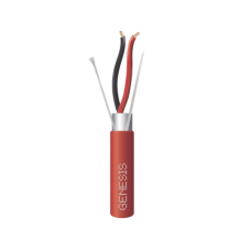Carrete de 305 Metros (1000 Pies) de Cable / 2 x 14 AWG / Plenum / Blindado / Tipo FPLP / Color Rojo / Para Aplicaciones en Sistemas de Detección de Incendio y Sistemas de Evacuación