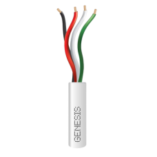 Bobina de 305 Metros (1000 Pies) / Cable de Cobre / 4 x 22 AWG / Riser / Color Blanco / Para Aplicaciones de Alarmas de Intrusión y Automatización Bobina de 305 Metros (1000 Pies) / Cable de Cobre / 4 x 22 AWG / Riser / Color Blanco / Para Aplicaciones de Alarmas de Intrusión y Automatización