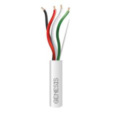 Bobina de 152 Metros (500 Pies) / Cable de Cobre / 4 x 18 AWG / Riser / Color Blanco / Para Aplicaciones de Alarmas de Intrusión/Control de Acceso/ Automatización / Interfonos y Tv Porteros Bobina de 152 Metros (500 Pies) / Cable de Cobre / 4 x 18 AWG / Riser / Color Blanco / Para Aplicaciones de Alarmas de Intrusión/Control de Acceso/ Automatización / Interfonos y Tv Porteros