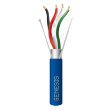 Bobina de 305 Metros (1000 Pies) de Cable 4 x 18 AWG / Plenum / BLINDADO / Tipo FPLP, CMP, CL3P / Color Azul / Para Aplicaciones en Sistemas de Seguridad, Audio, Control y otras Aplicaciones Bobina de 305 Metros (1000 Pies) de Cable 4 x 18 AWG / Plenum / BLINDADO / Tipo FPLP, CMP, CL3P / Color Azul / Para Aplicaciones en Sistemas de Seguridad, Audio, Control y otras Aplicaciones