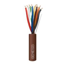 Bolsa de 38 Metros (124.67 Pies) / Alambre de Cobre / 8 x 20 AWG / Tipo CL2 / Para Interior / Color Café / Para Aplicaciones de Alarmas de Intrusión y Automatización