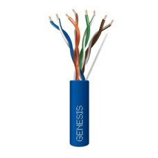 Bobina de Cable de 305 Metros (1000 Pies) / UTP Cat6 Riser / Color Azul / UL, CMR, Probado a 350 MHz / Para Aplicaciones de CCTV, Redes de Datos IP Megapixel / Control RS485