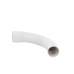 Curva de radio estrecho para tubería rígida, recomendado para cables de datos, PVC Auto-extinguible, de 32 mm