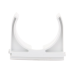 Soporte de presión (Abrazadera), PVC Auto-extinguible, abierto para tubería de 50 mm 