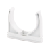Soporte de presión (Abrazadera), PVC Auto-extinguible, abierto para tubería de 50 mm 