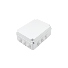 Caja Estanca de PVC Para Derivación y Conexión, 12 Entradas, Tapa Atornillada, 300x220x120 mm  (Área interna), Uso Exterior IP55, Material que no Propaga el Fuego y Libre de Hálogenos
