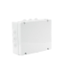 Caja Estanca de PVC Para Derivación y Conexión, 12 Entradas, Tapa Atornillada, 380x300x120 mm (Área interna), Uso Exterior IP55, Material que no Propaga el Fuego y Libre de Hálogenos Caja Estanca de PVC Para Derivación y Conexión, 12 Entradas, Tapa Atornillada, 380x300x120 mm (Área interna), Uso Exterior IP55, Material que no Propaga el Fuego y Libre de Hálogenos