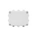 Caja de derivación de PVC Auto-extinguible con 10 entradas, tapa atornillada, 190 x 140 x 70 MM, Para Exterior (IP55)