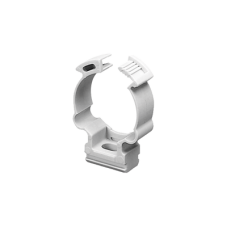 Soporte de collar (Abrazadera), PVC Auto-extinguible, cerrado para tubería de 50 mm